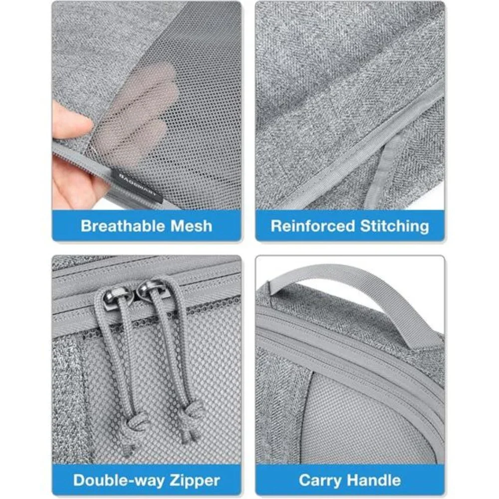 Compression Packing Cubes for Travel, 6 Set Travel Packing Cubes for Carry on